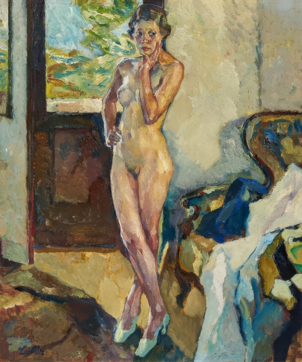 À la fenêtre - Leo Putz