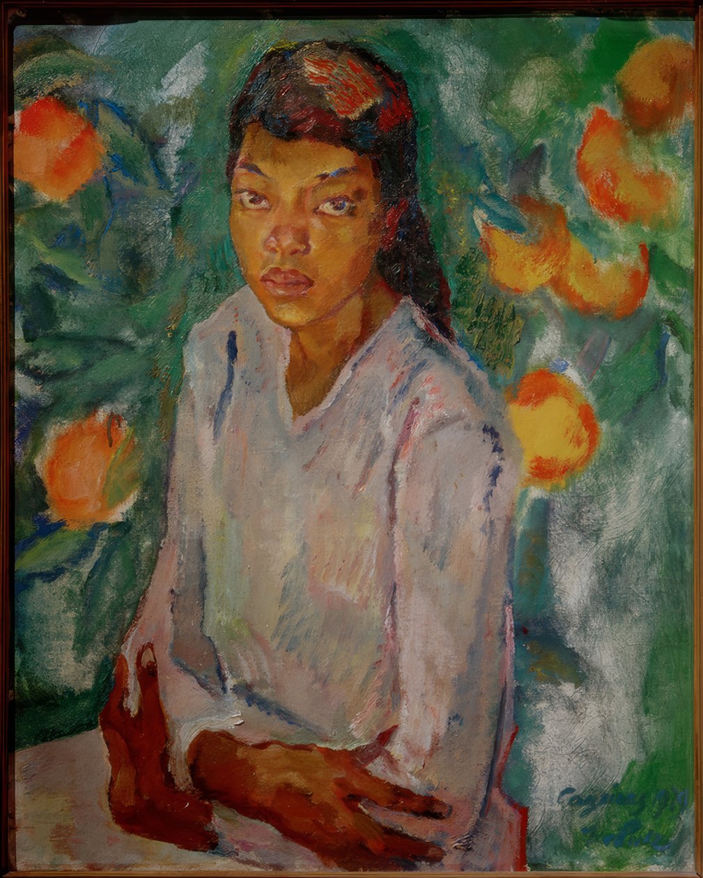 Julia au buisson d