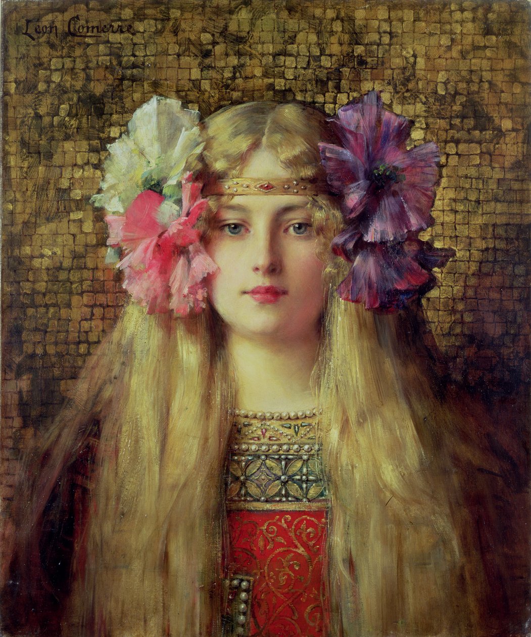 La femme blonde - Leon Francois Comerre