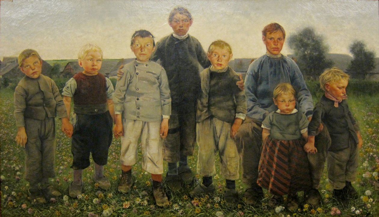 Les garçons de la série Les âges du paysan - Léon Frédéric