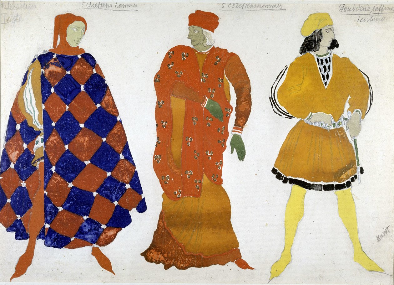 Costume de Bakst pour "Le Martyre de Saint Sébastien" - Leon Bakst