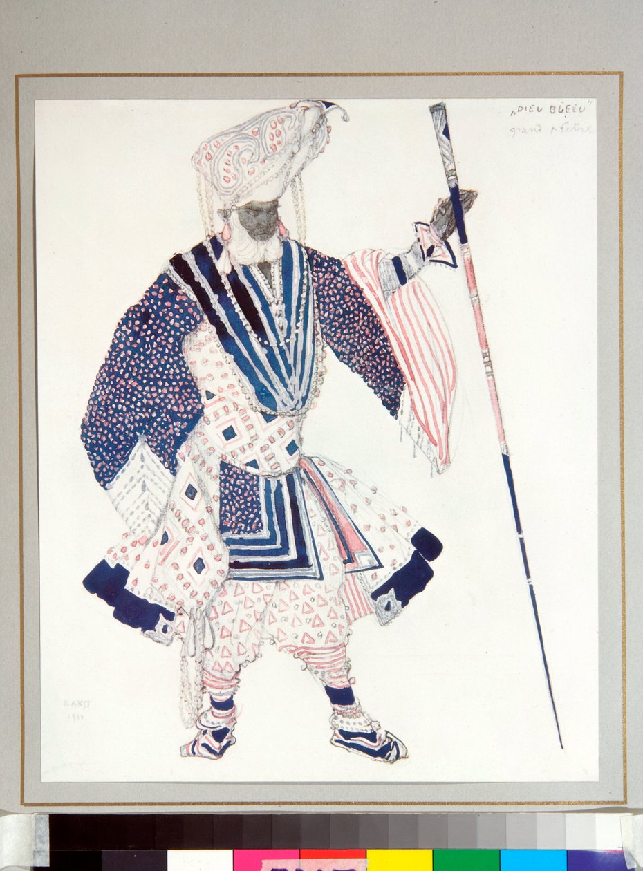Ballets russes : Grand prêtre - Leon Bakst