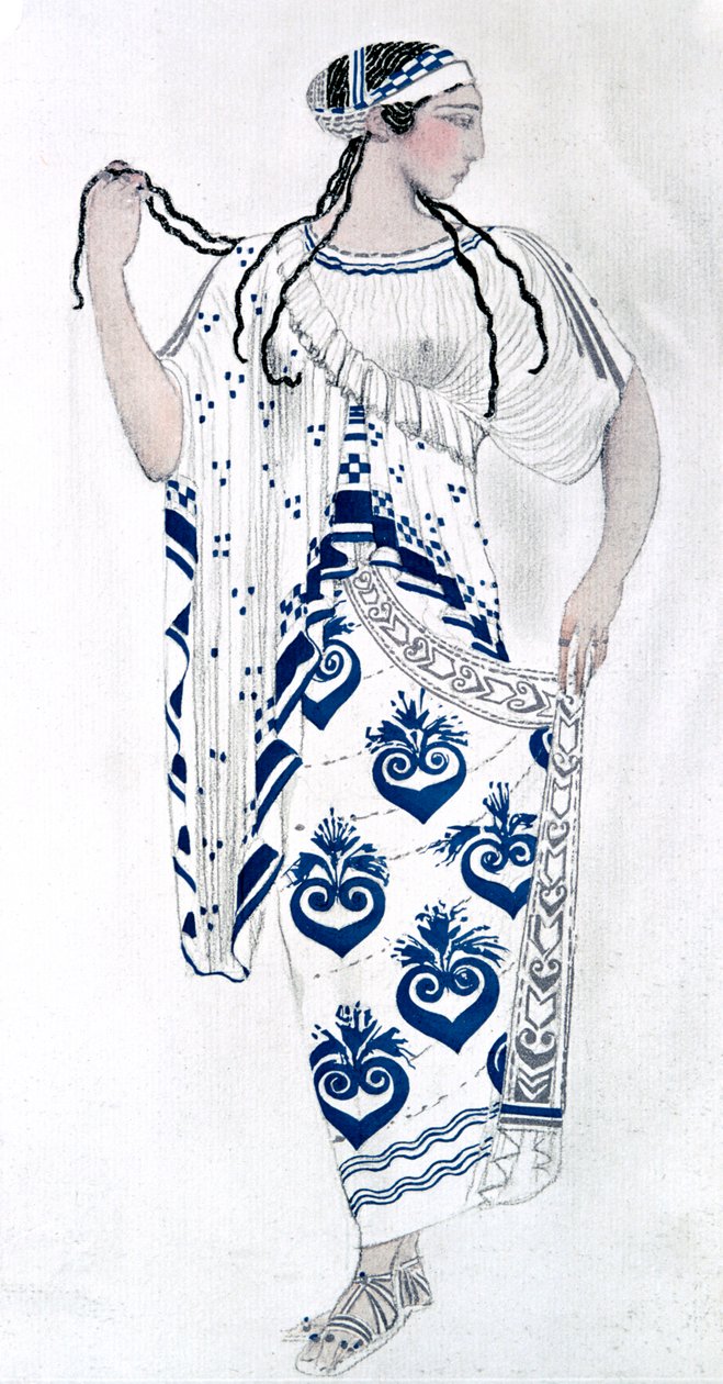 Conception de costume pour Ida Rubinstein en tant qu