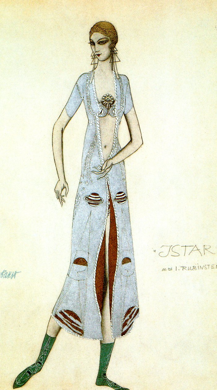 Costume pour Ida Rubinstein en Ishtar, 1924 - Leon Bakst