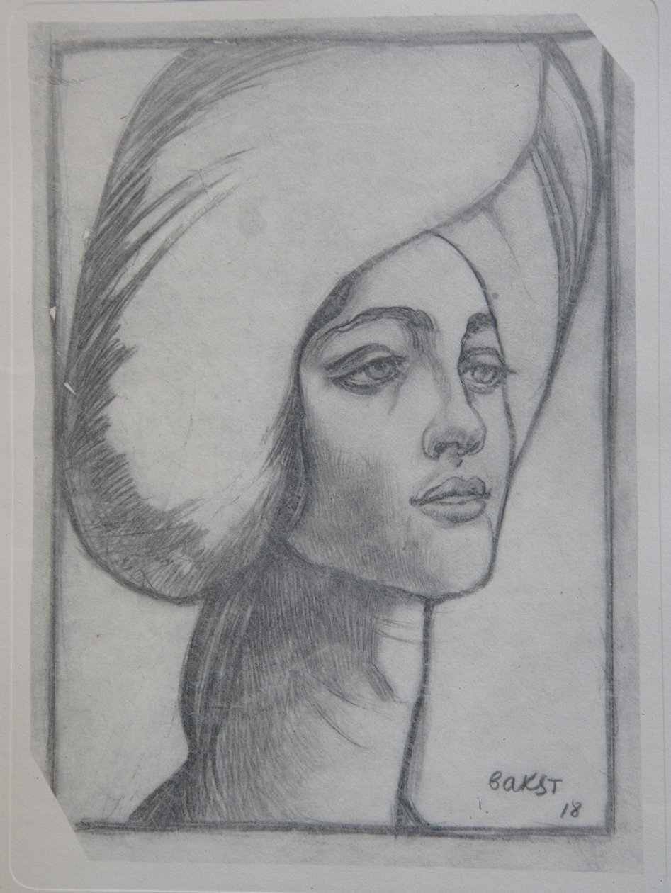 Portrait de madame T., 1918 - Leon Bakst