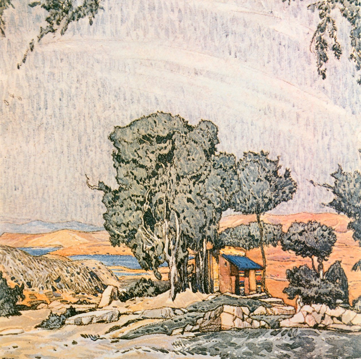 Décor de scène pour l