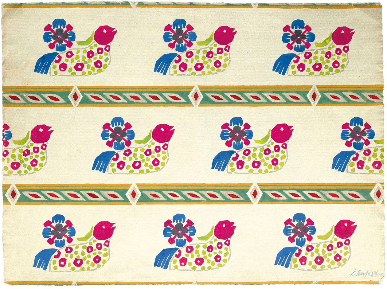 Conception textile, début du XXe siècle - Leon Bakst