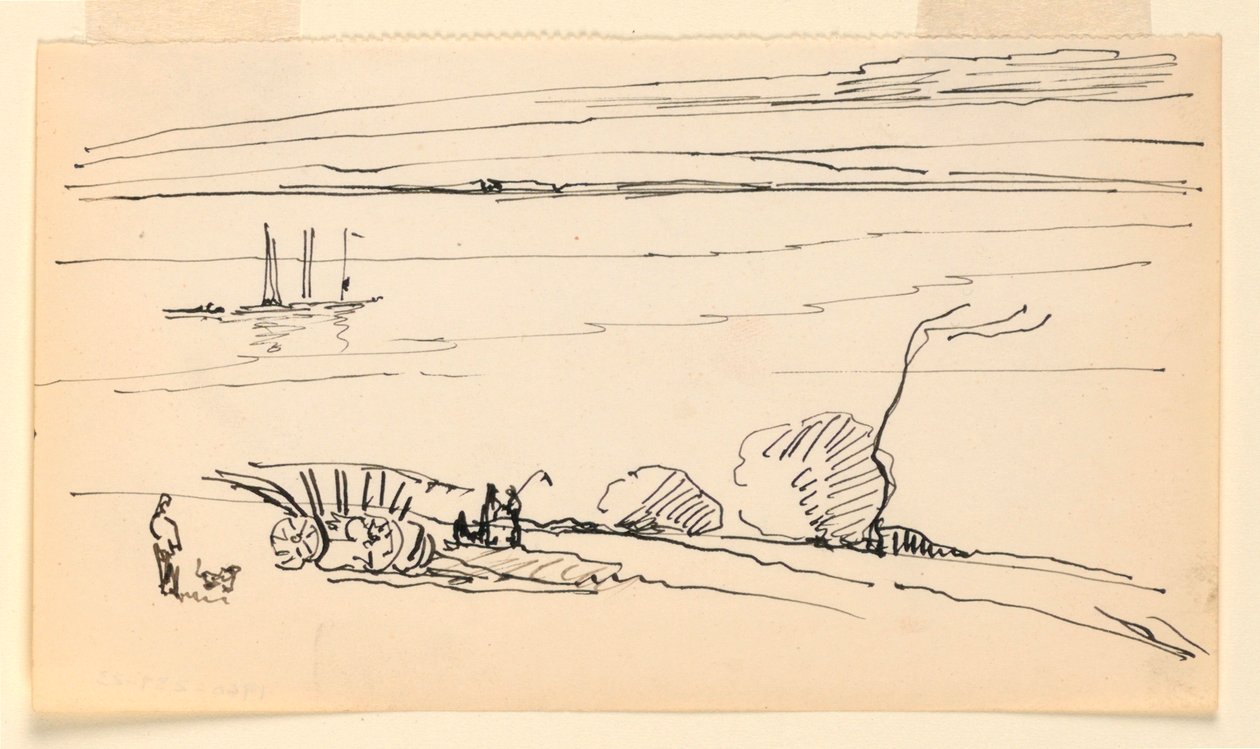 Paysage avec rivière - Leon Dabo