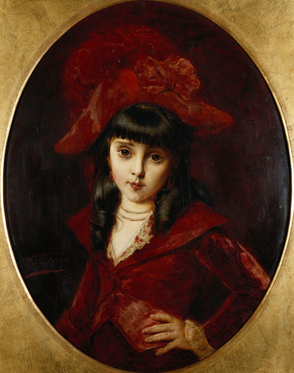 La robe rouge, 1881 - Leon Herbo
