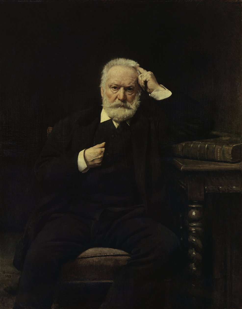 Portrait de Victor Hugo (1802-85) 1879 - Leon Joseph Florentin Bonnat