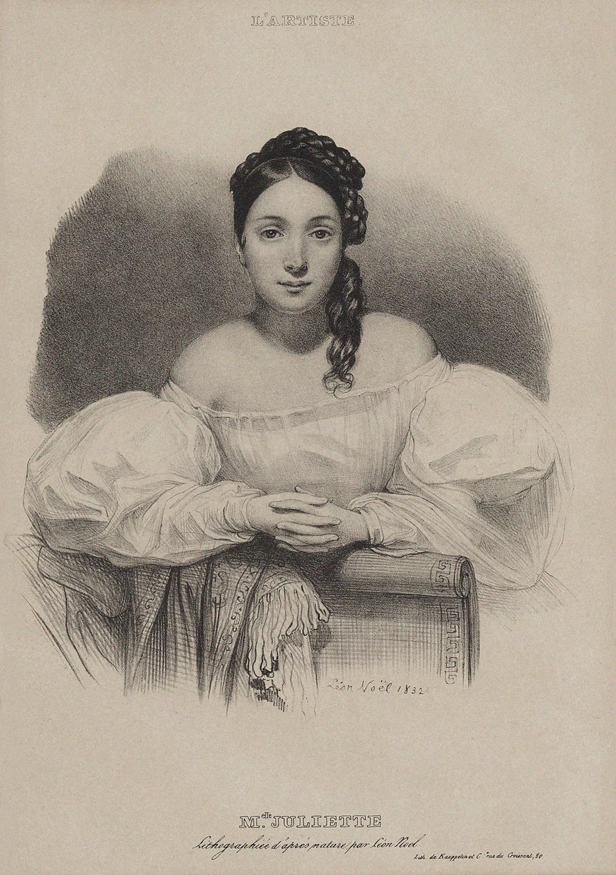 Portrait de Juliette Drouet - Leon Noel