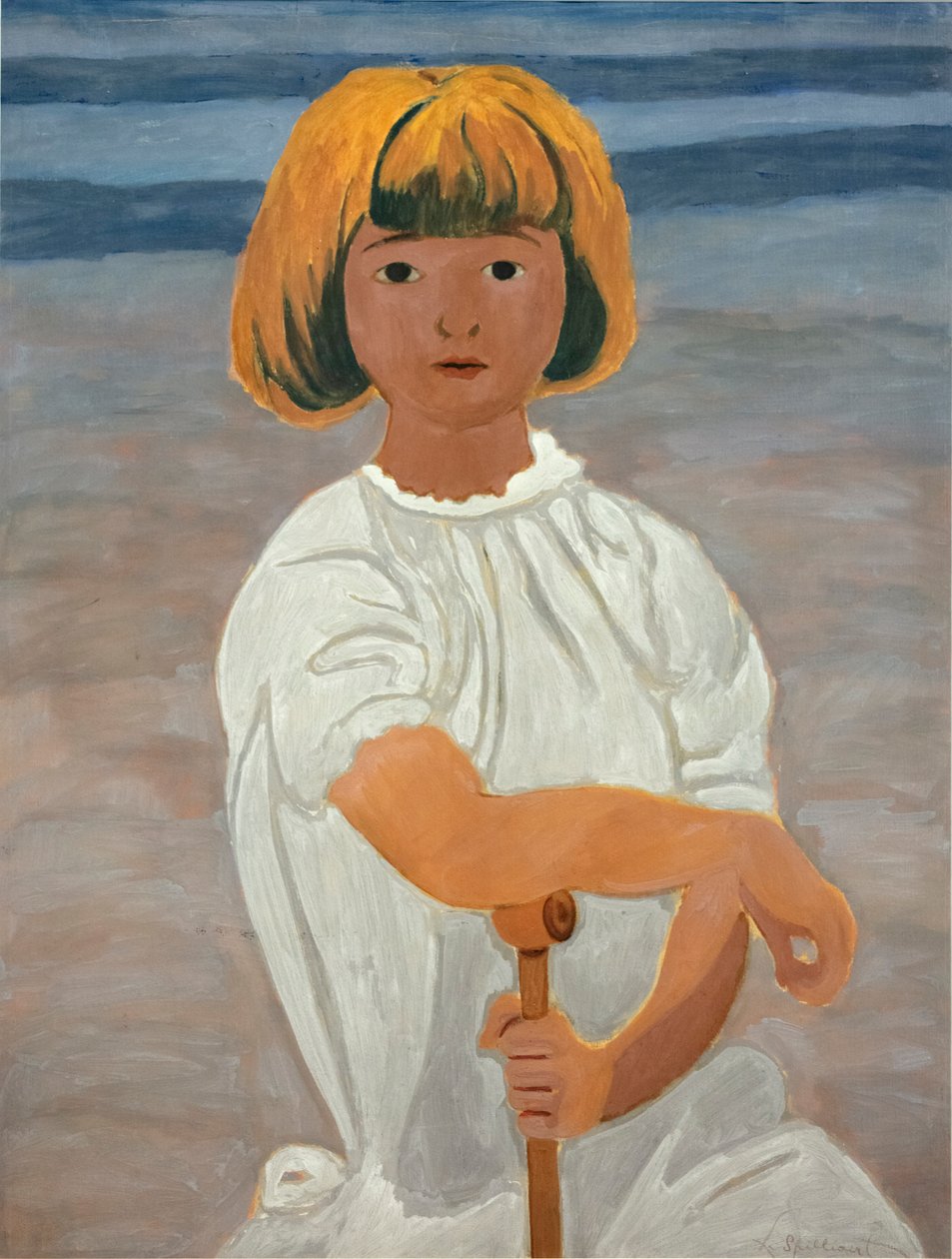 Fille sur la plage - Leon Spilliaert