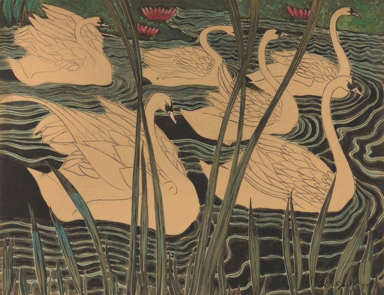Cygnes - Leon Spilliaert