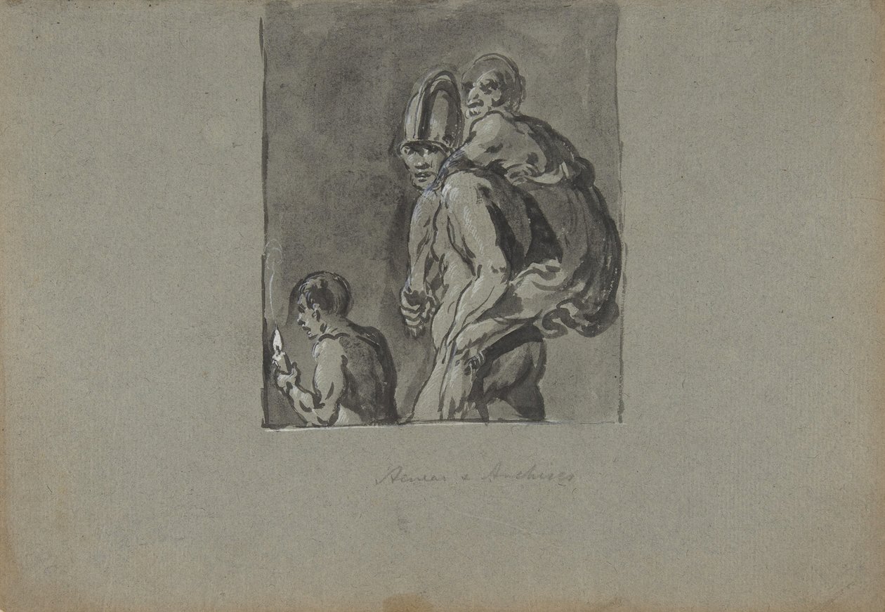 Énée et Anchise, 1611-74 - Leonard Bramer