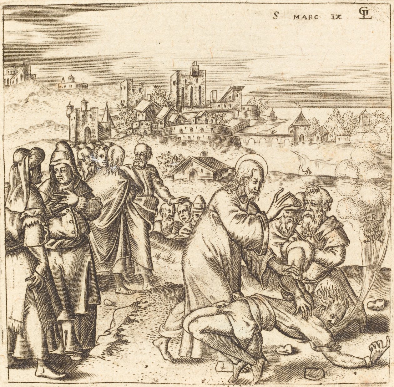 Le Christ guérit le garçon épileptique - Leonard Gaultier