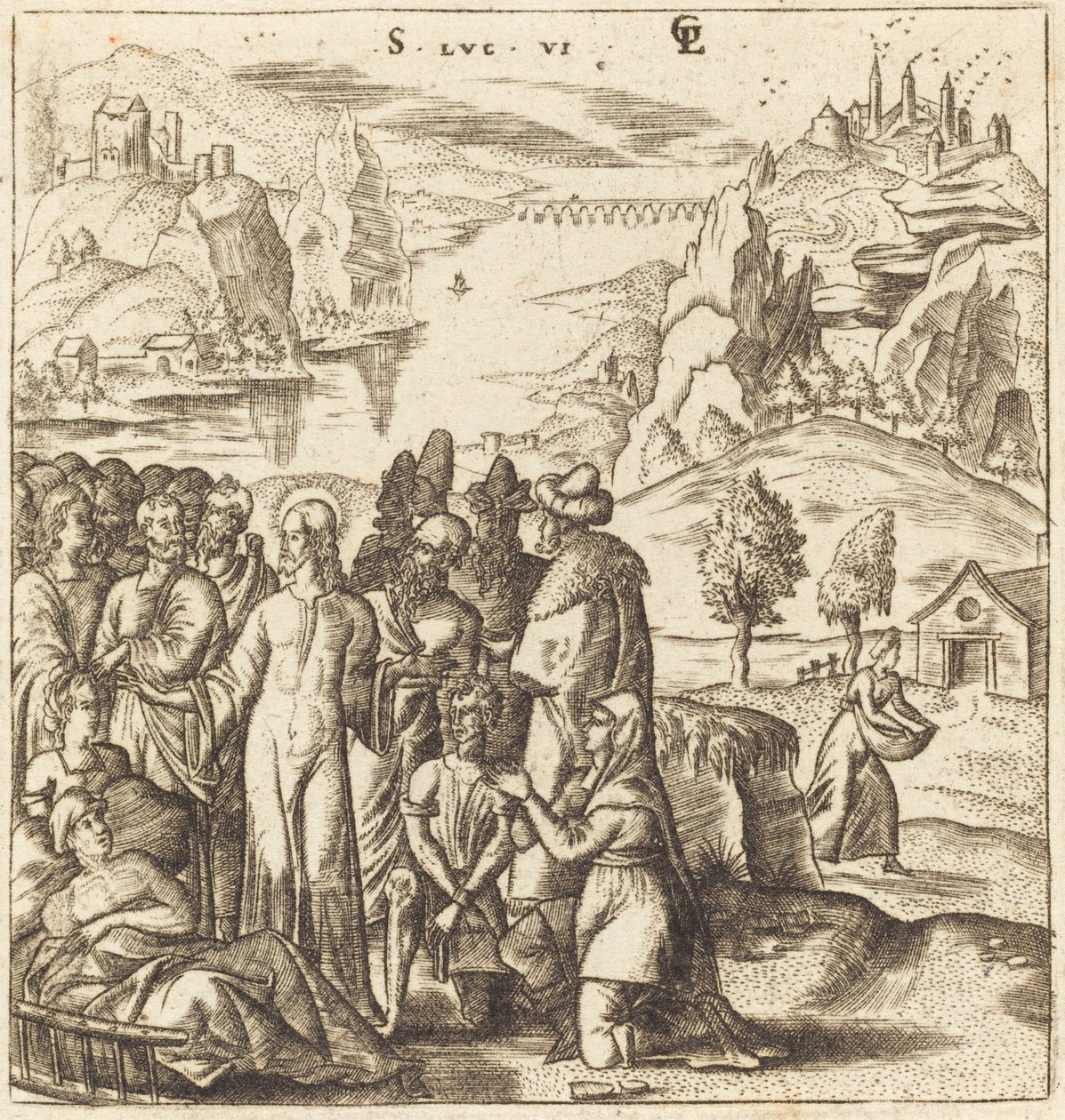 Le Christ guérit les malades - Leonard Gaultier