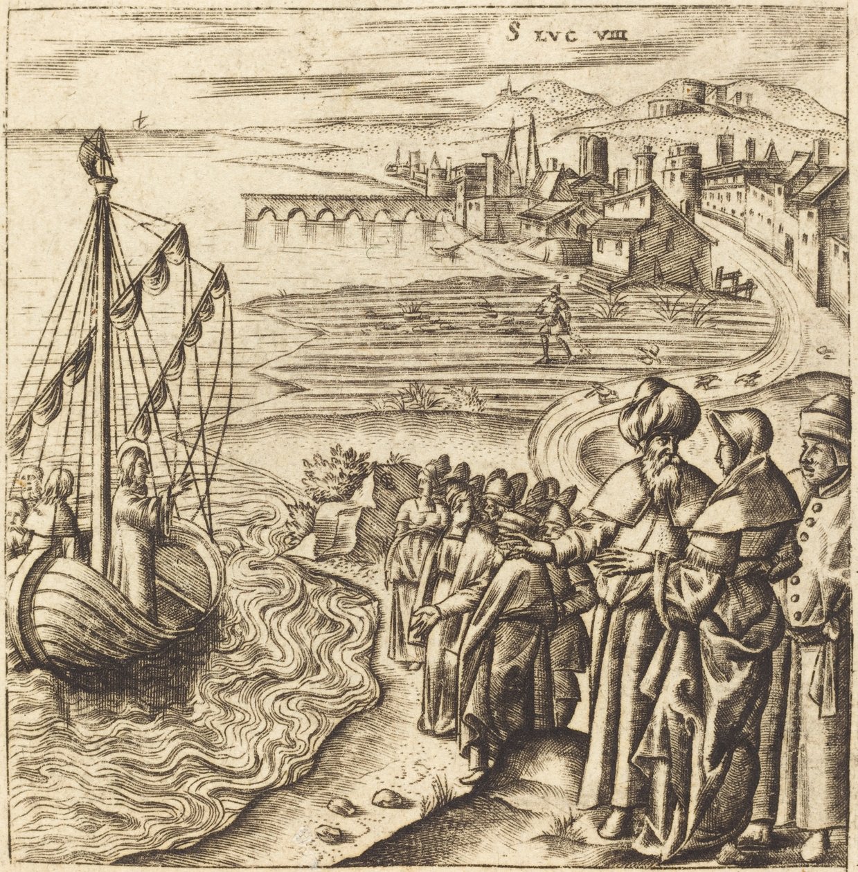Le Christ sur le lac - Leonard Gaultier