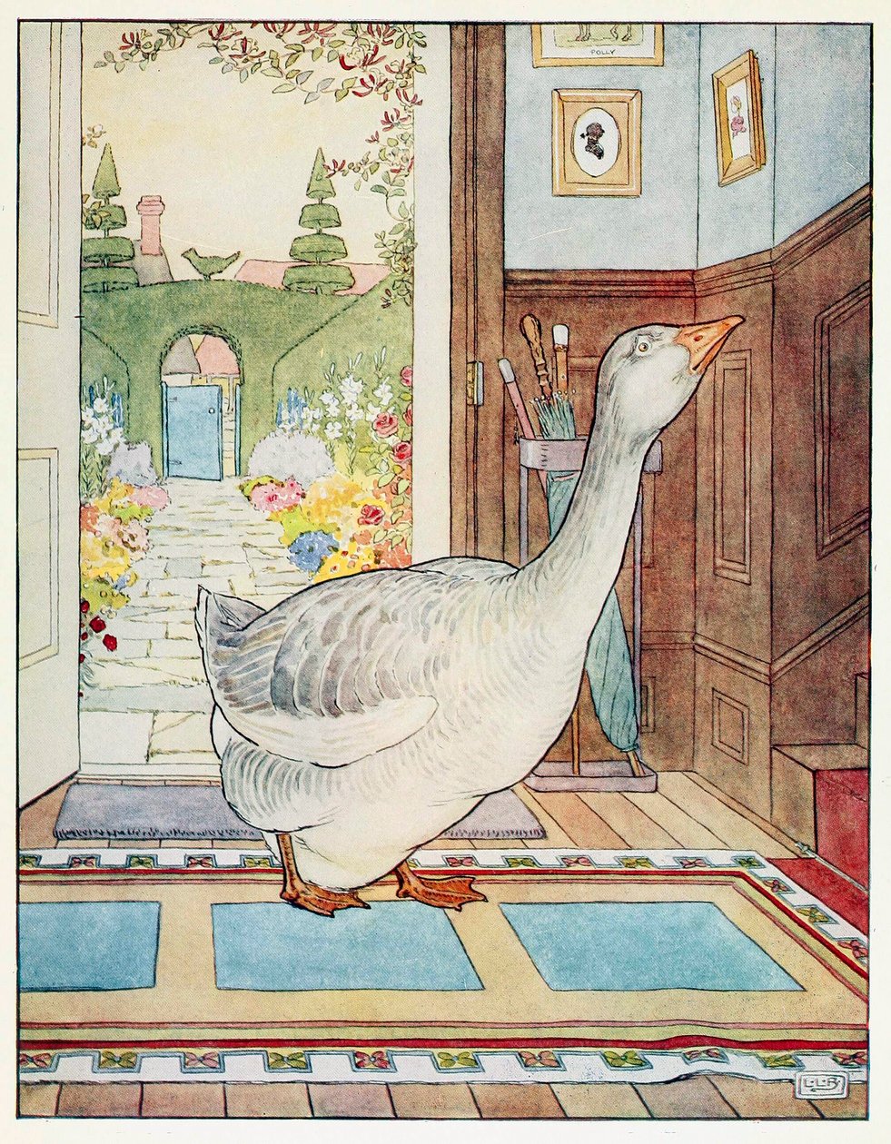 Oie, oie, jars, où vais-je errer, du livre d