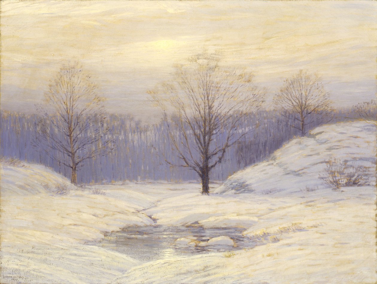 Brume matinale - Leonard Ochtman
