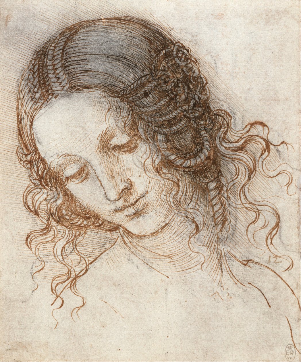 Tête de Léda - Leonardo da Vinci