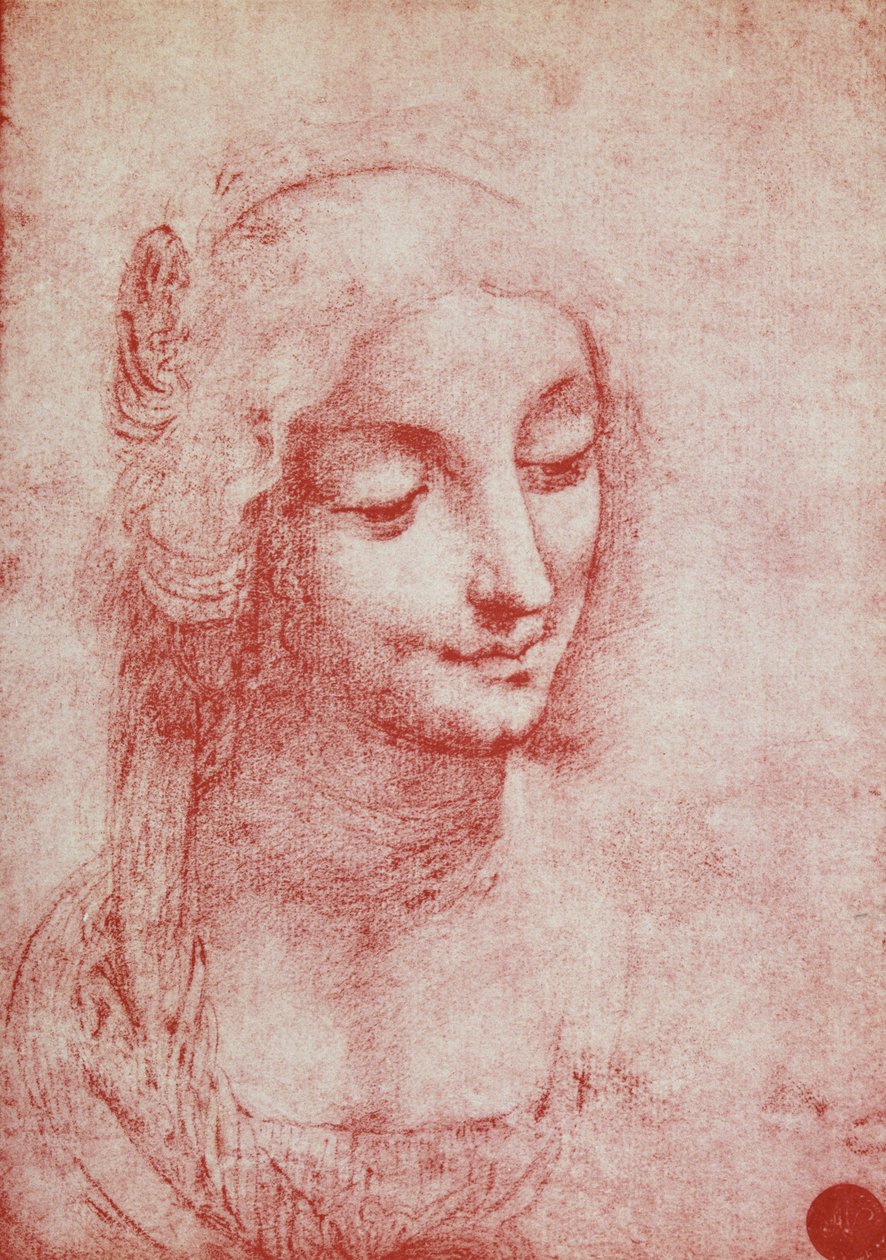 Tête de femme - Leonardo da Vinci