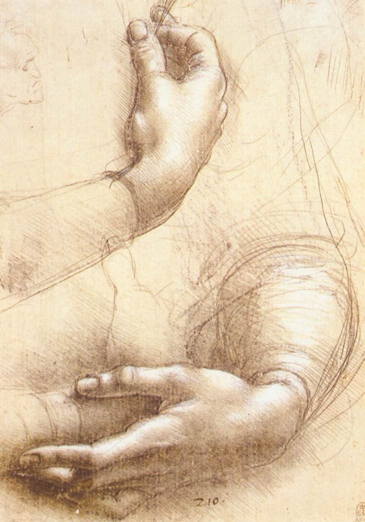Étude des mains - Leonardo da Vinci