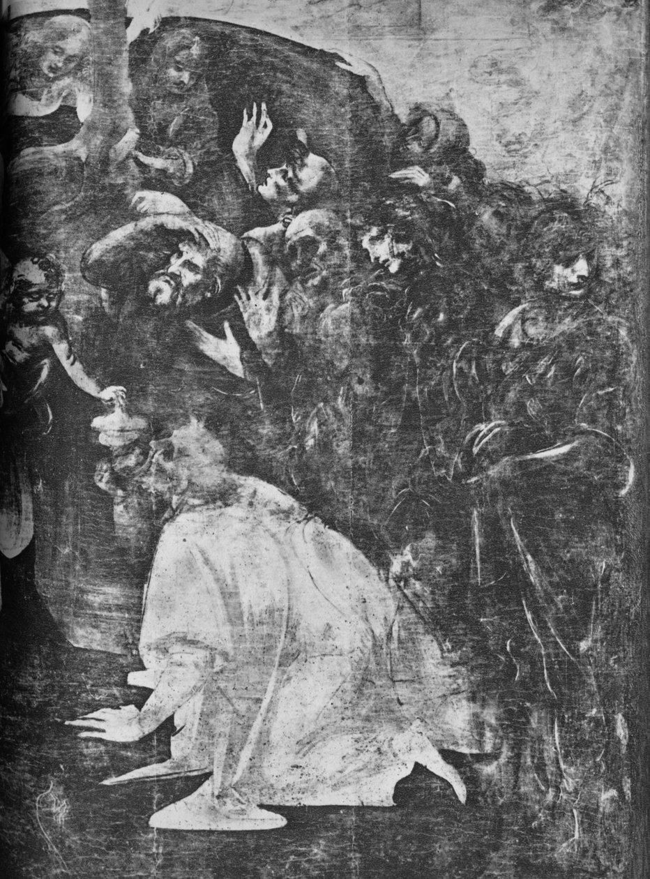 Adoration des Mages (détail) - Leonardo da Vinci