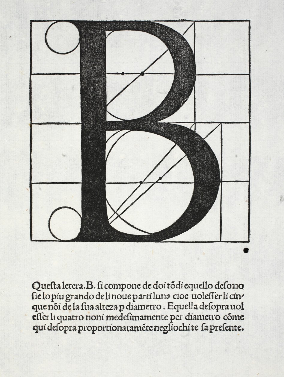 B, illustration de 