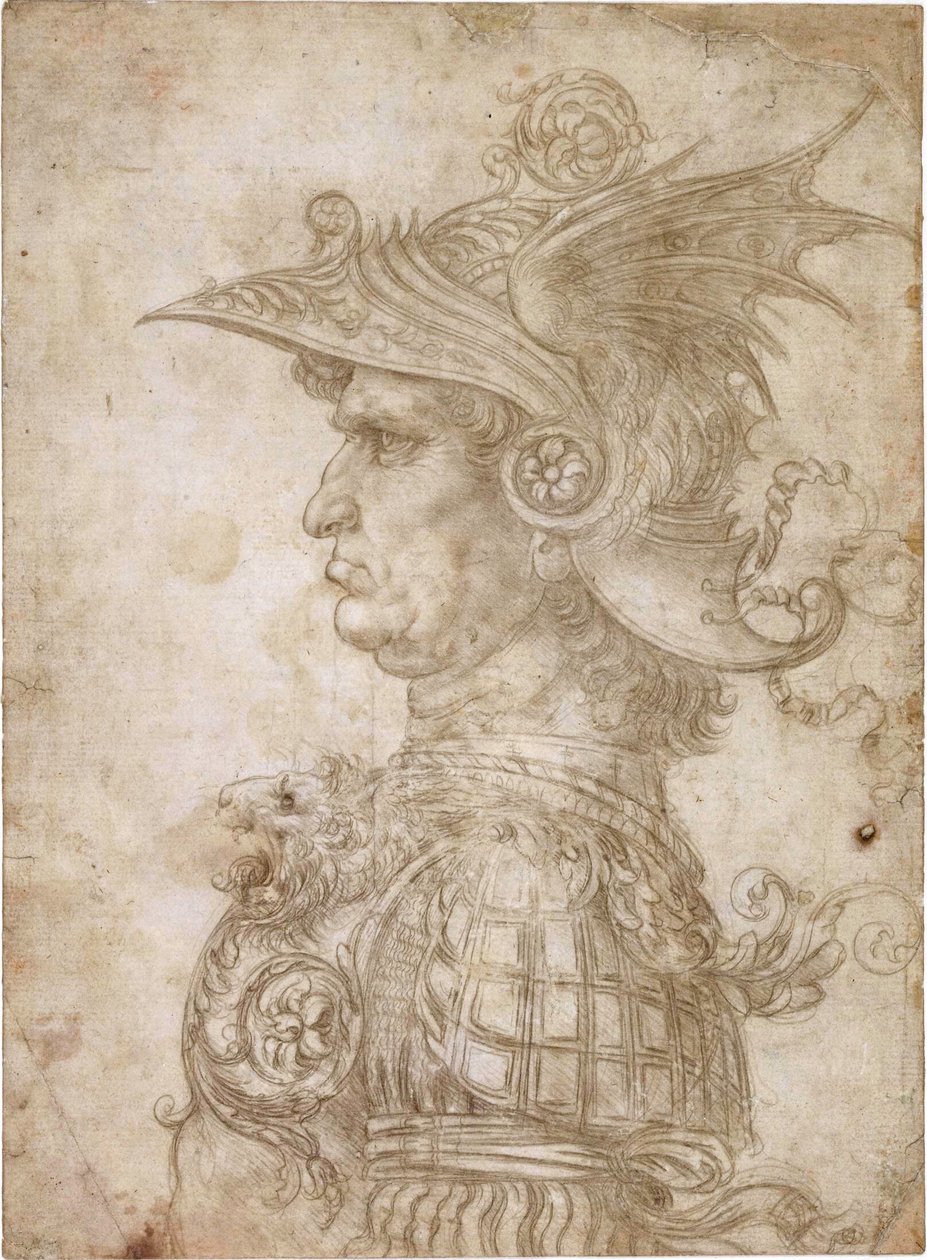 Buste de guerrier - Leonardo da Vinci