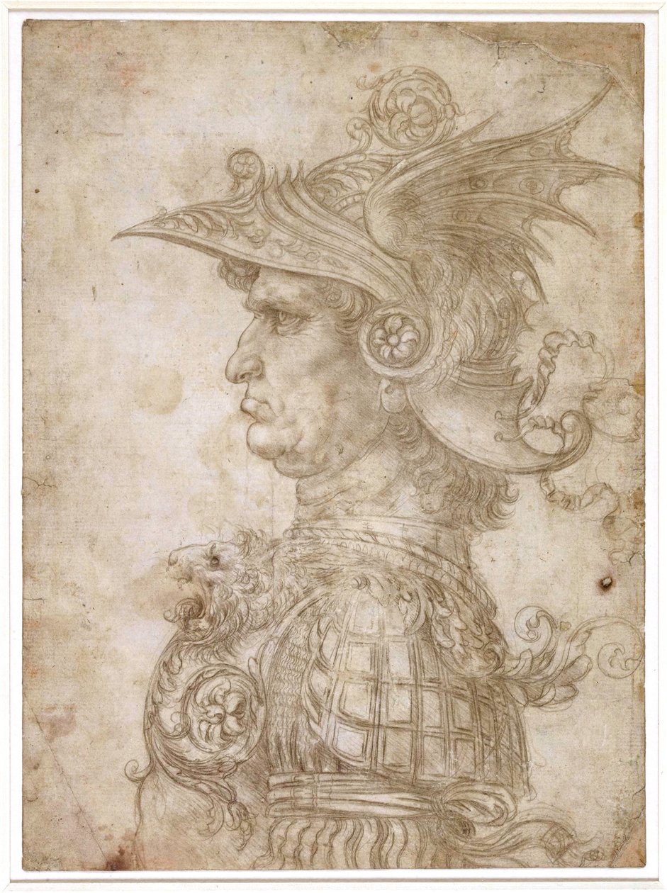 Buste de guerrier - Leonardo da Vinci