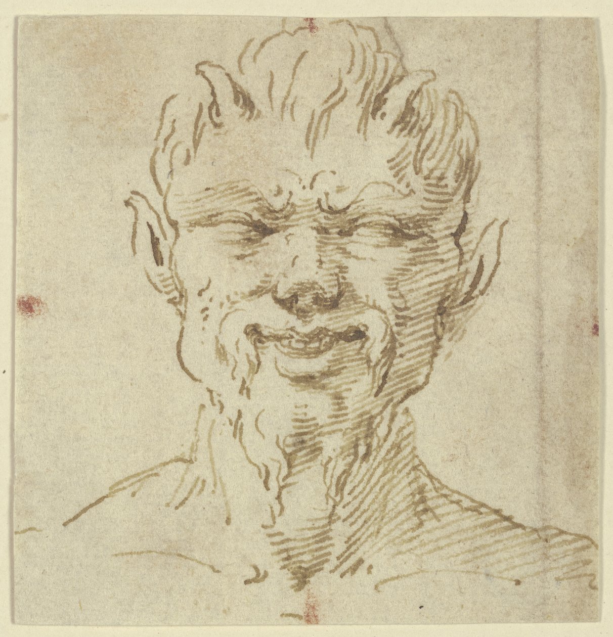 Tête de faune - Leonardo da Vinci