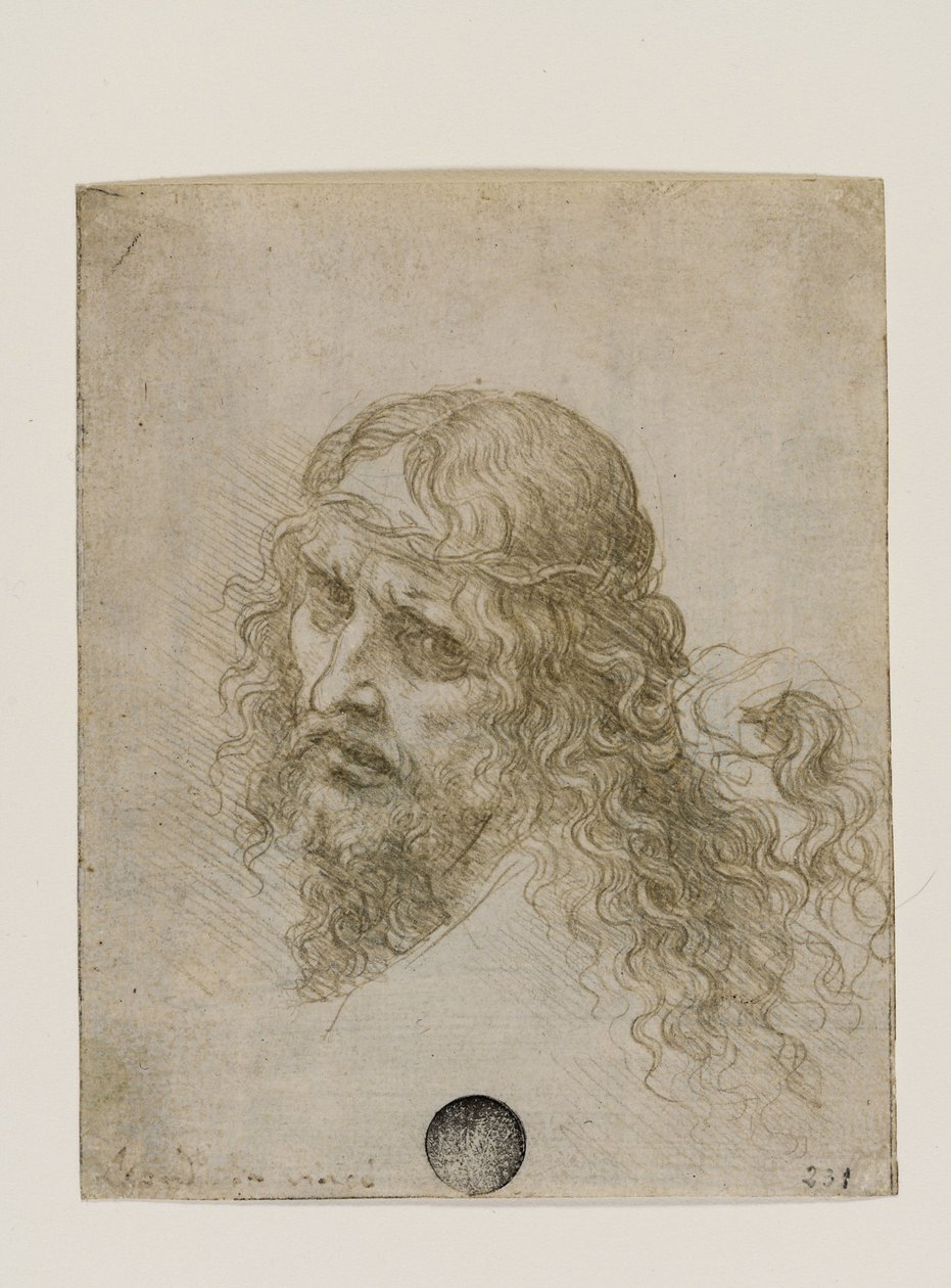 Tête du Christ couronné d