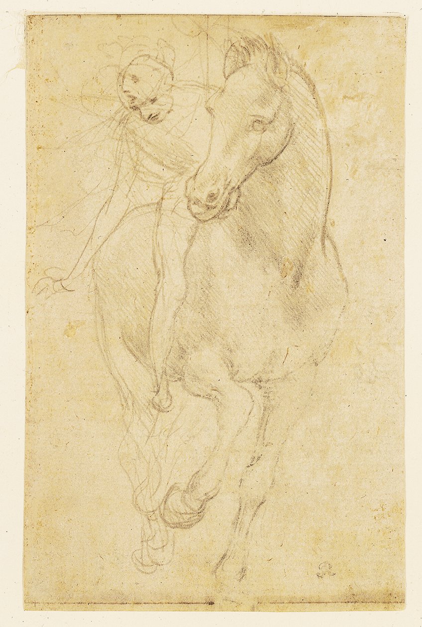 Cheval et cavalier, vers 1480 - Leonardo da Vinci
