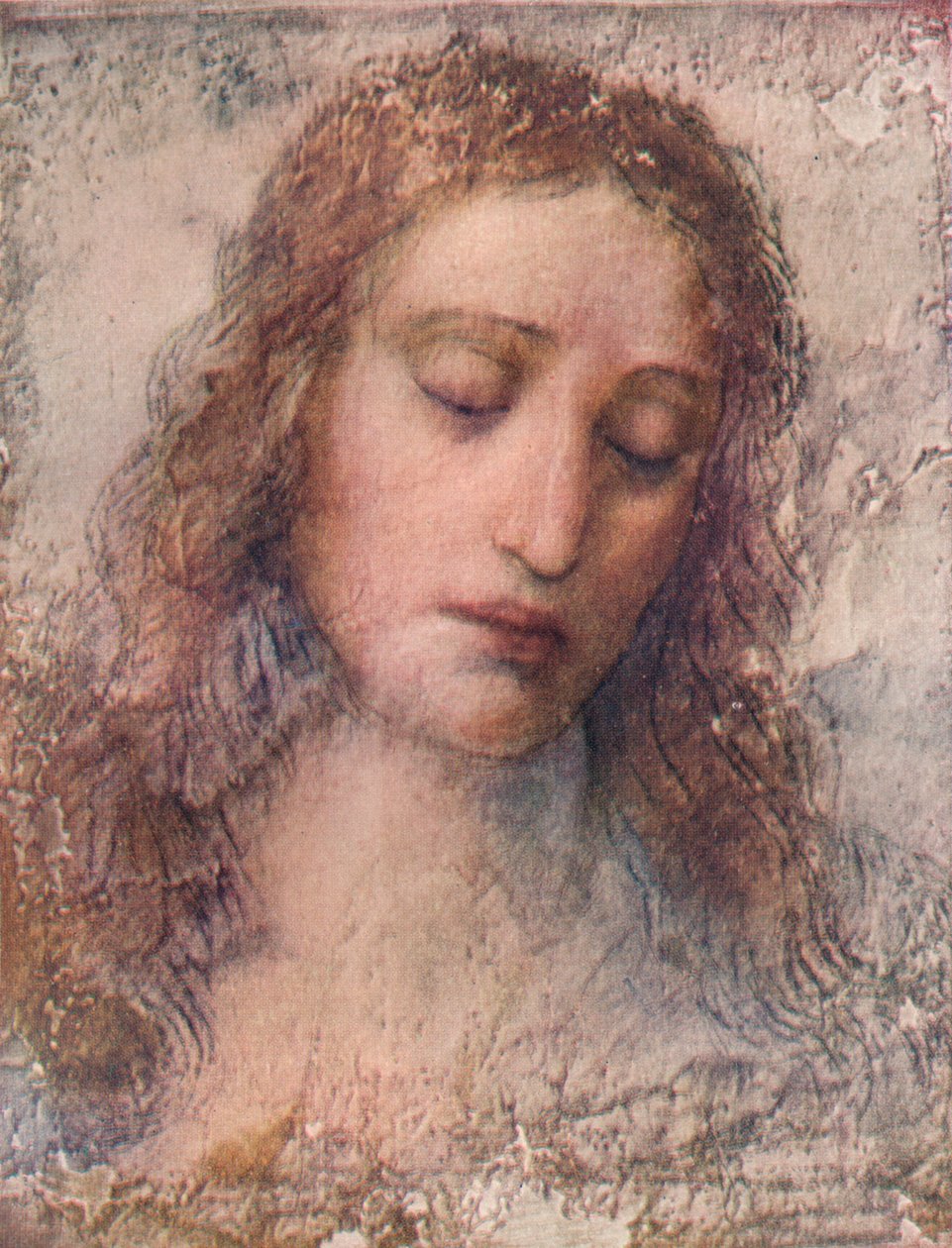 Étude pour la tête du Christ pour La Cène, vers 1495, 1911 - Leonardo da Vinci