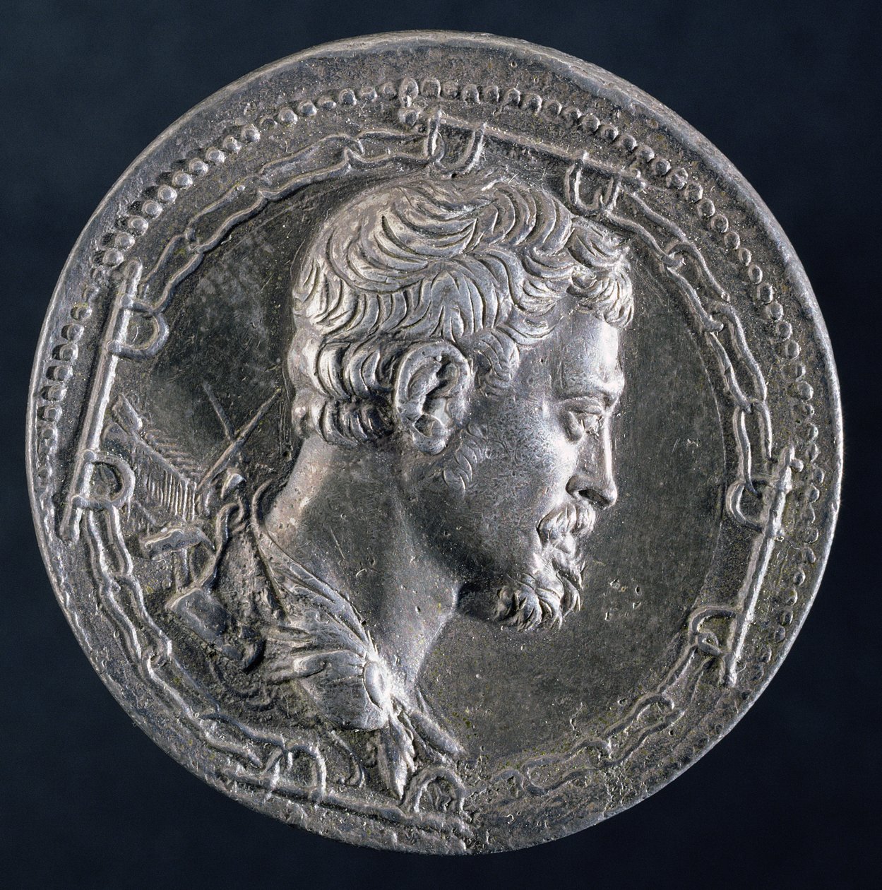 Revers du médaillon d