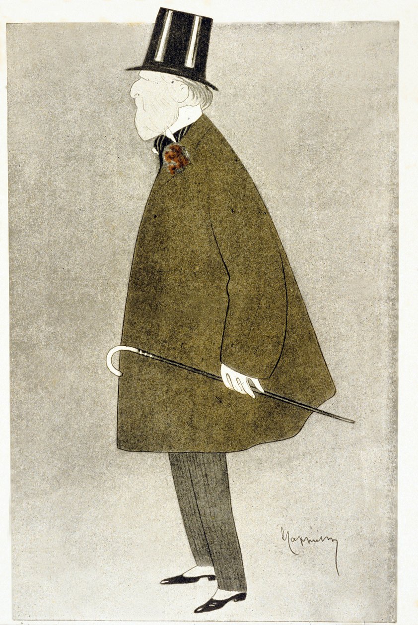 Jacques Doucet (1853-1929), couturier français, connu pour ses robes élégantes, faites de matériaux translucides et superposant des couleurs pastel - Leonetto Cappiello