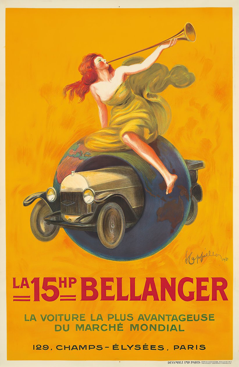 La 15HP Bellanger - Leonetto Cappiello