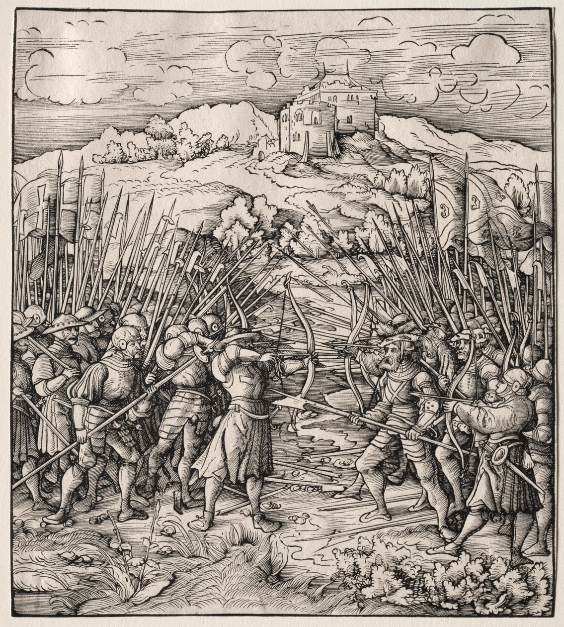 La bataille contre la compagnie bleue - Leonhard Beck