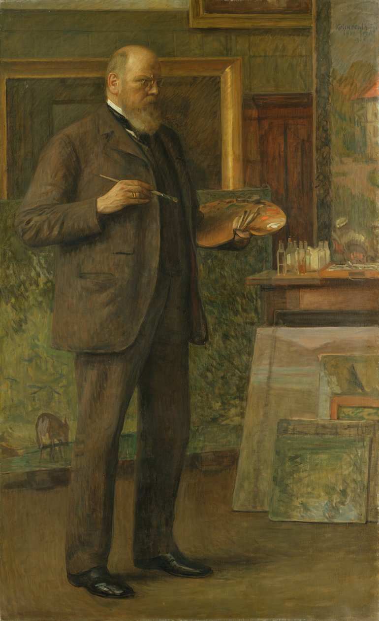 Autoportrait, 1906 - Leopold Karl Walter von Kalckreuth