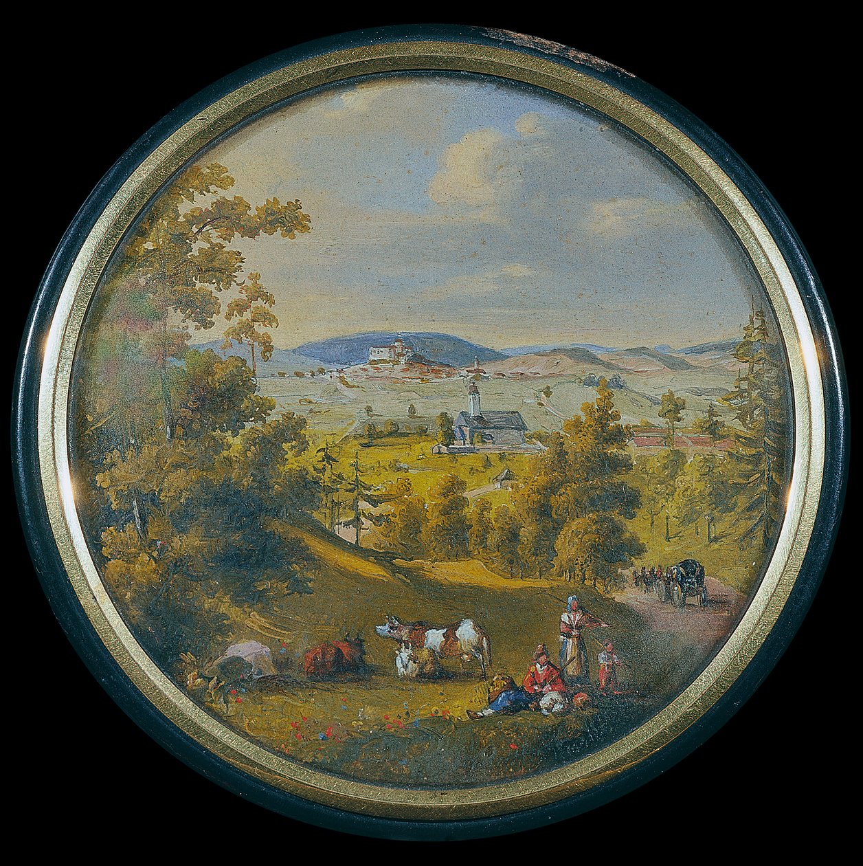 Vue de Weitra dans le Waldviertel - Leopold Blonder