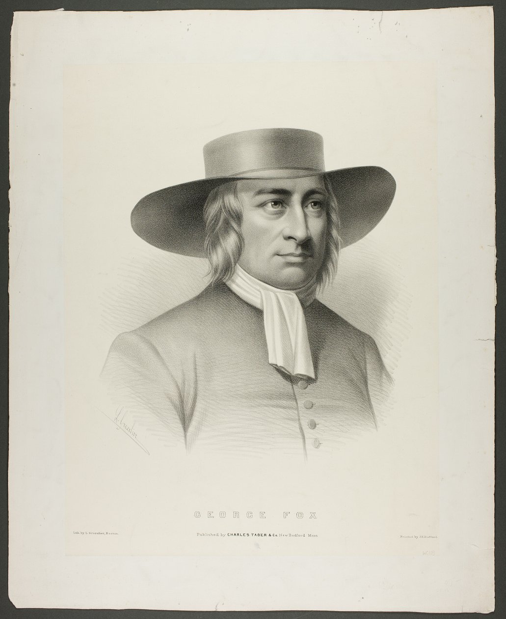 George Fox - Leopold Grozelier