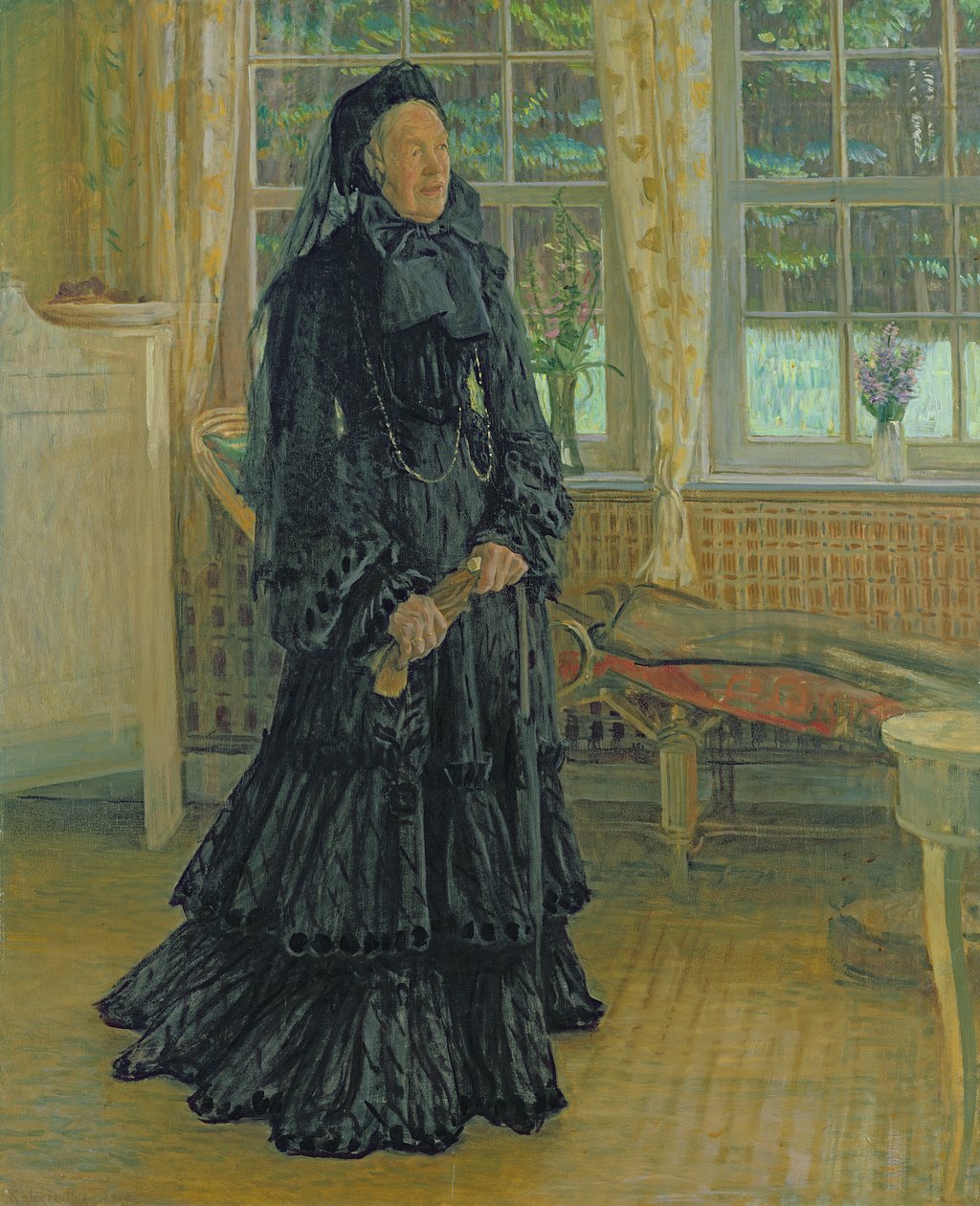 Marie Zacharias (1828-1907) Jour de Pluie, 1904 - Leopold Karl Walter von Kalckreuth