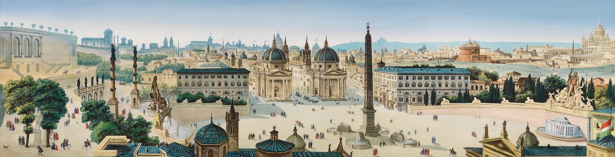 Panorama de Rome - Leopoldo Calvi