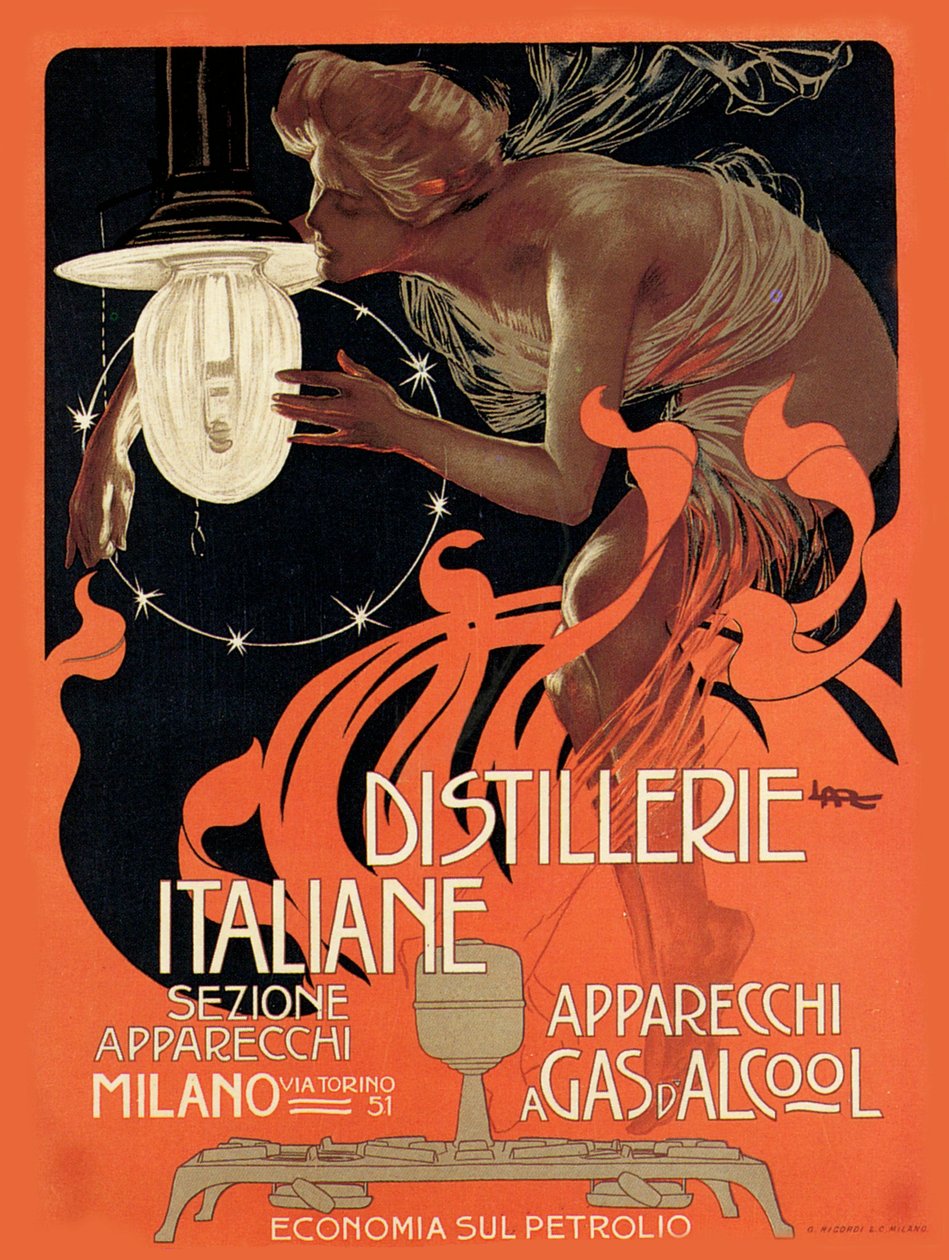 Distillerie Italiennes, 1890s - Leopoldo Metlicovitz