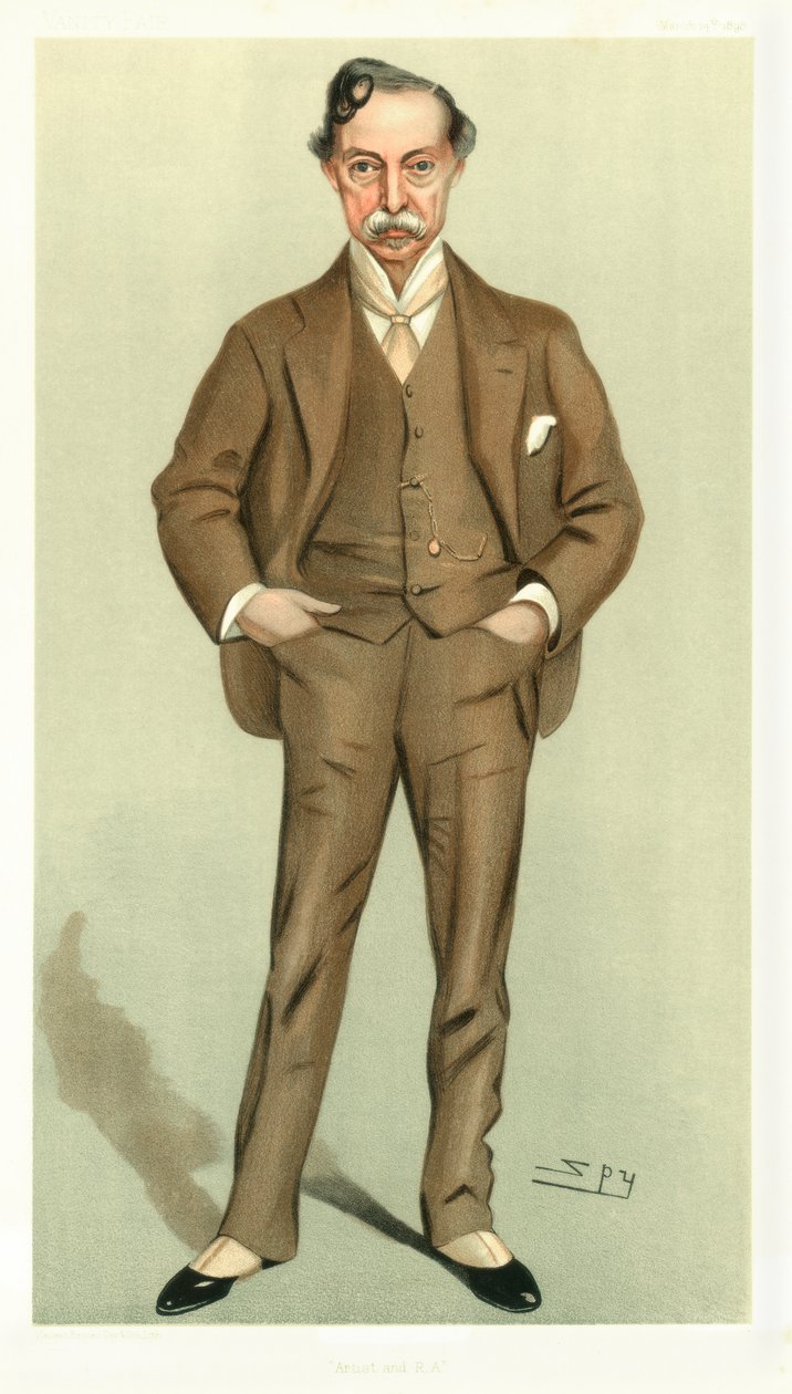Artiste et R A, William Quiller Orchardson, artiste écossais, 1898 - Leslie Matthew Ward
