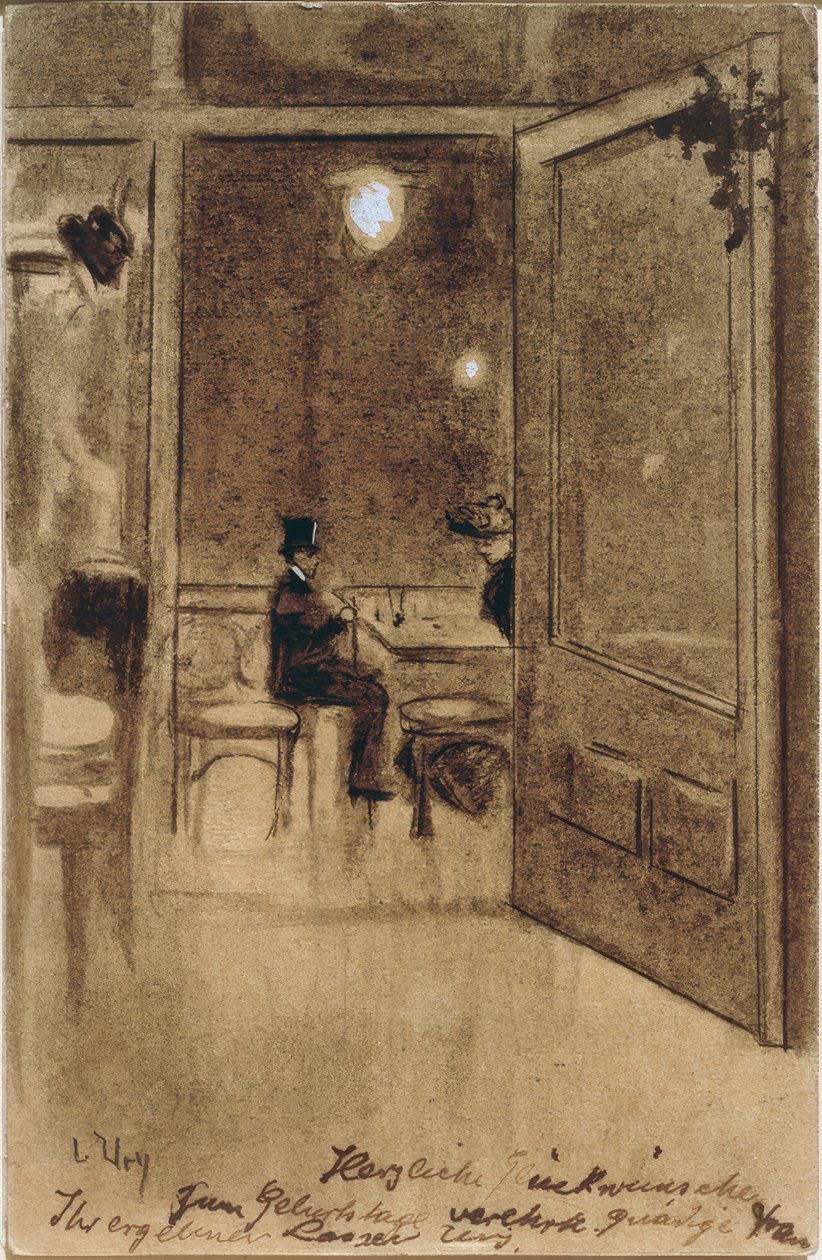 Salle du Café Bauer - Lesser Ury