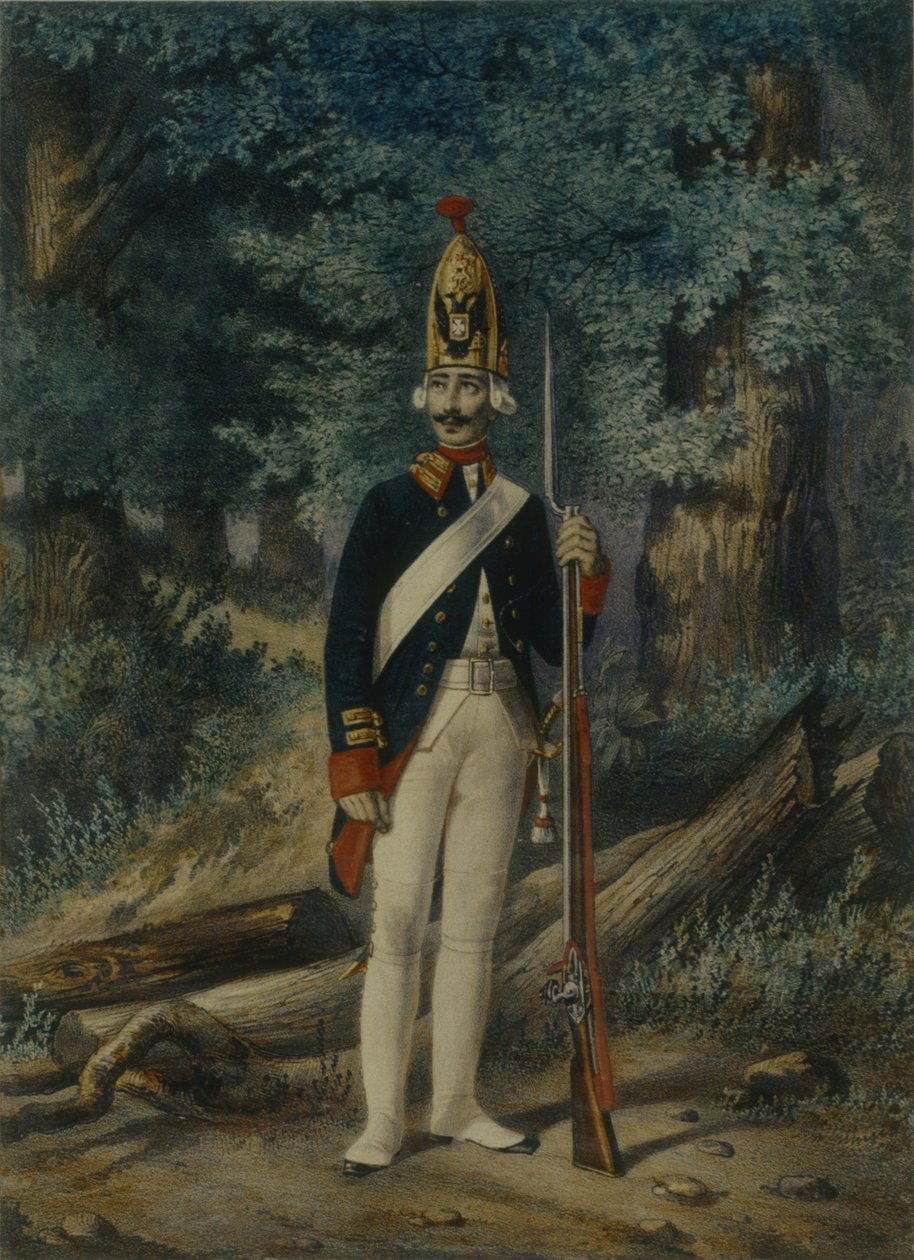Grenadier du Régiment Preobrazhensky en 1800 - Lev Alexandrovich Belousov