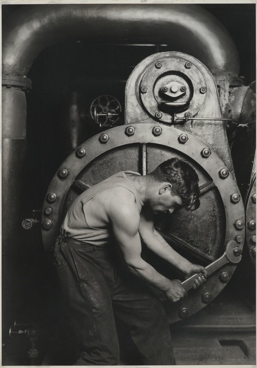 Mécanicien de la centrale électrique, 1925 - Lewis Wickes Hine