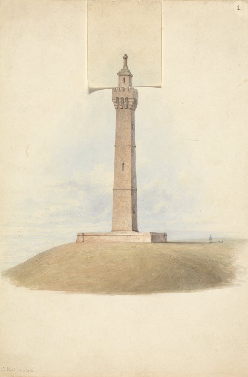 Variantes de designs pour le monument de Somerset : Élévation - Lewis Vulliamy