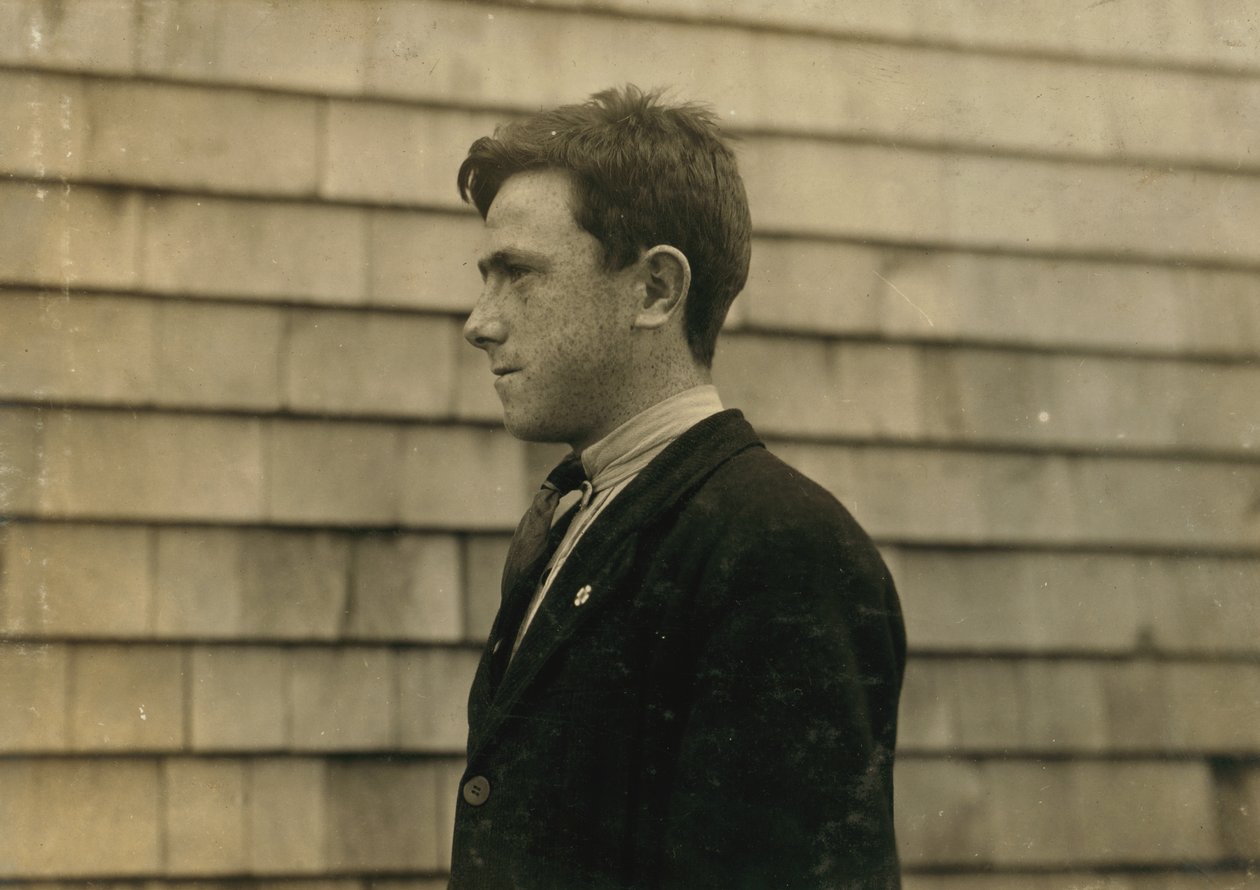 James Cooney, 15 ans, immigré irlandais à Fall River, Massachusetts - Lewis Wickes Hine